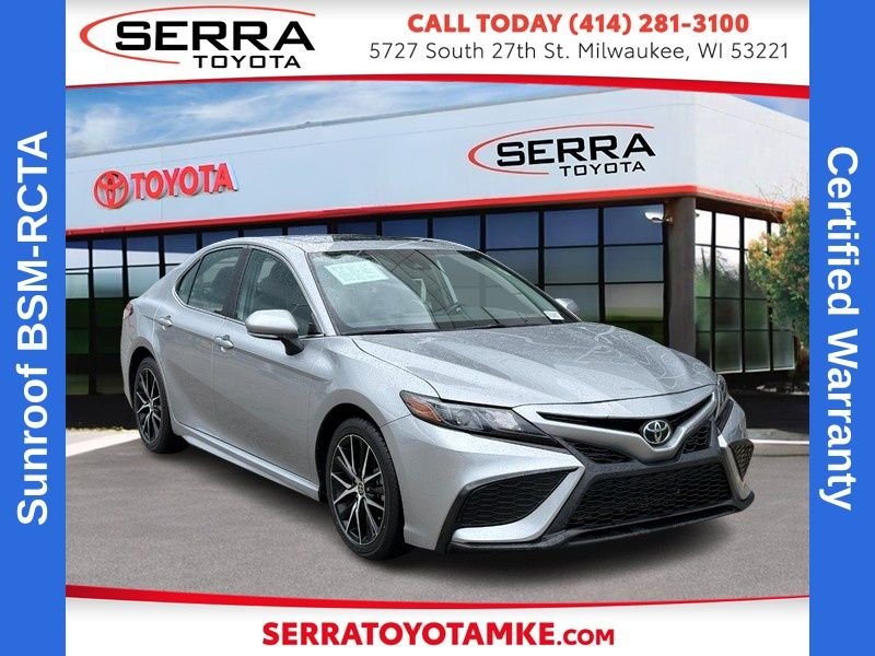 Certified Used 2023 Celestial Silver Metallic Toyota SE image 1