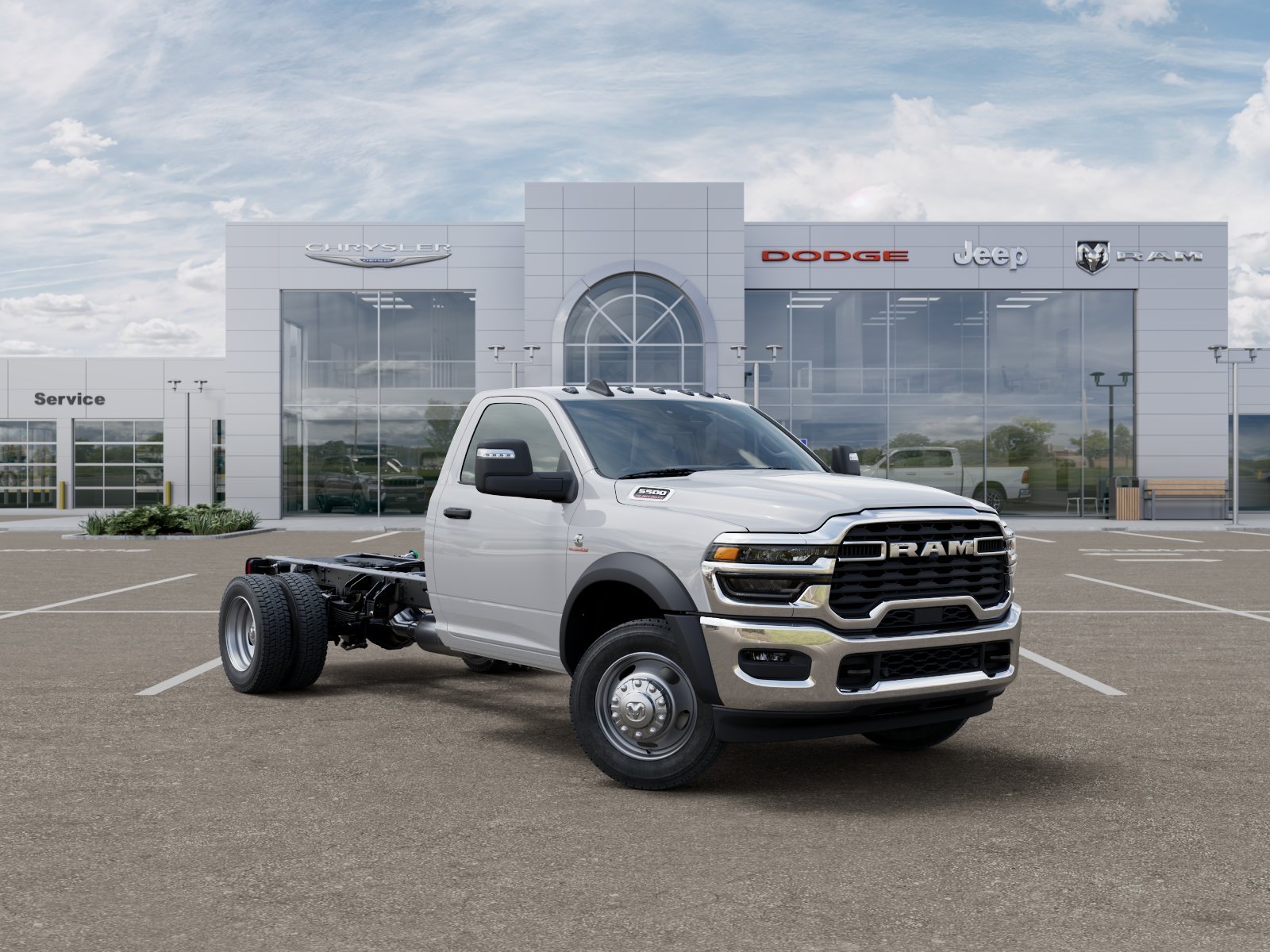 New 2025 Bright White Clearcoat RAM Tradesman image 3