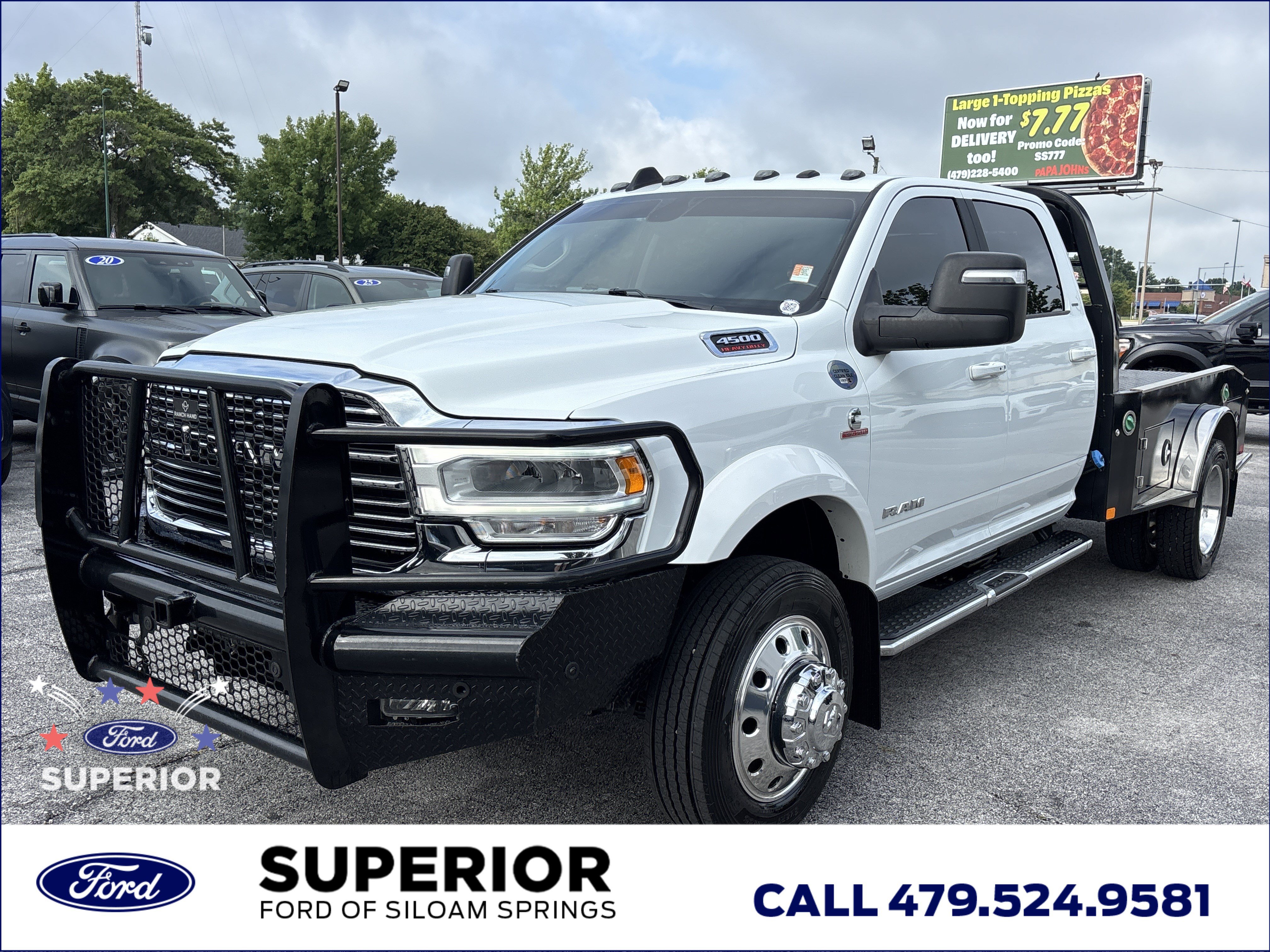 Used 2024 Bright White Clearcoat Ram Laramie image 8