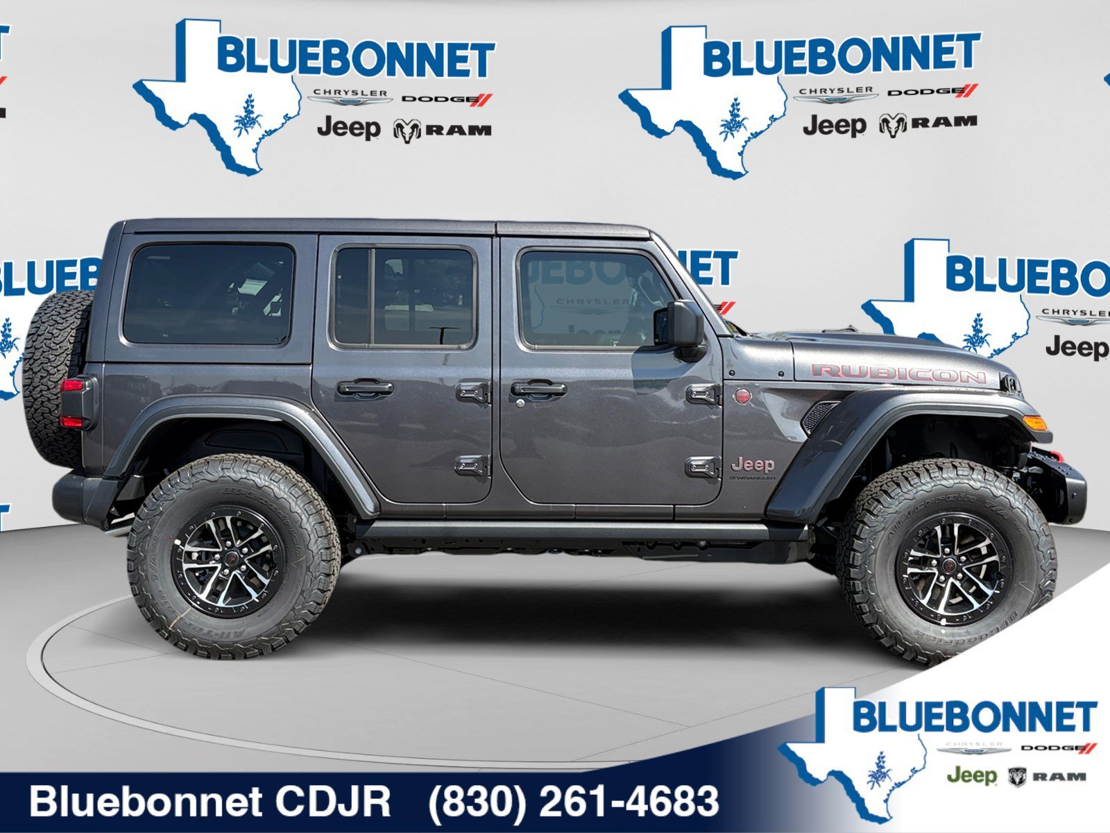 New 2026 Granite Crystal Metallic Clear-Coat Exterior Paint Jeep Rubicon X image 4