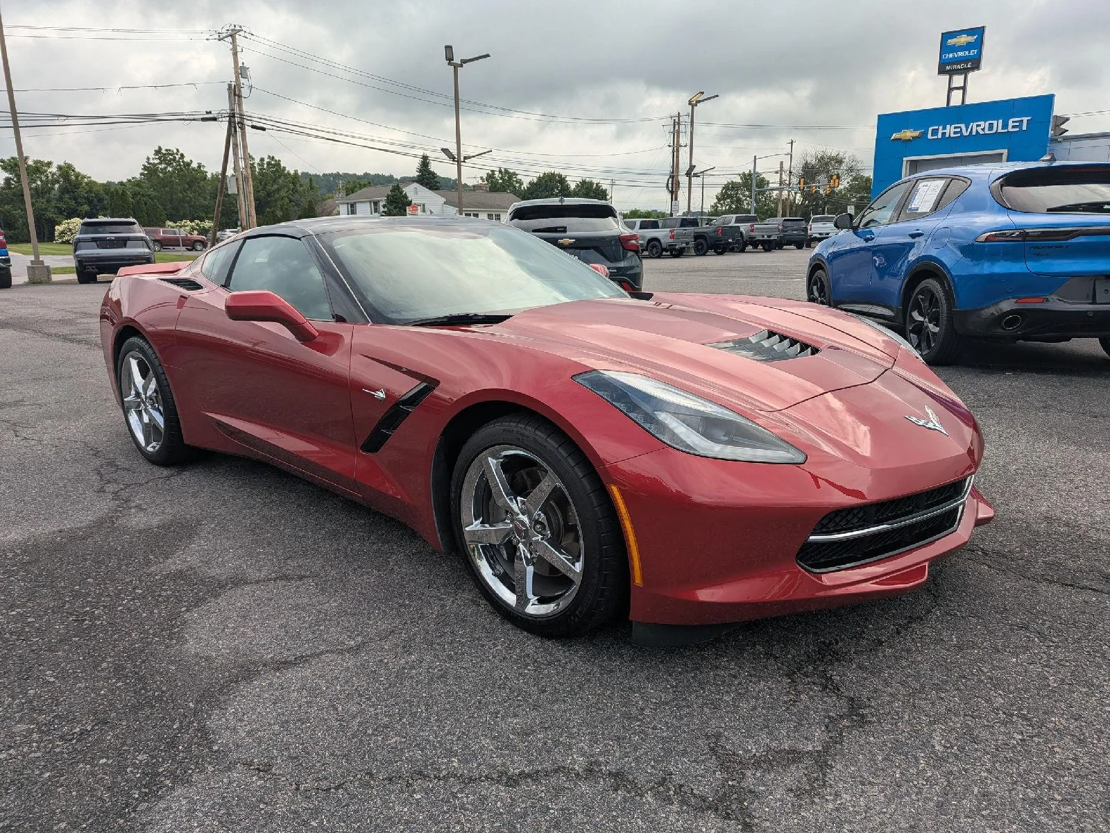 Used 2014 CRYSTAL RED TINTCOAT Chevrolet 2LT image 2