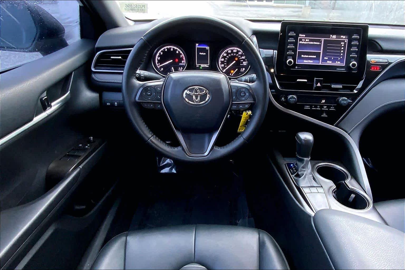 Used 2023 Midnight Black Metallic Toyota SE Nightshade image 5