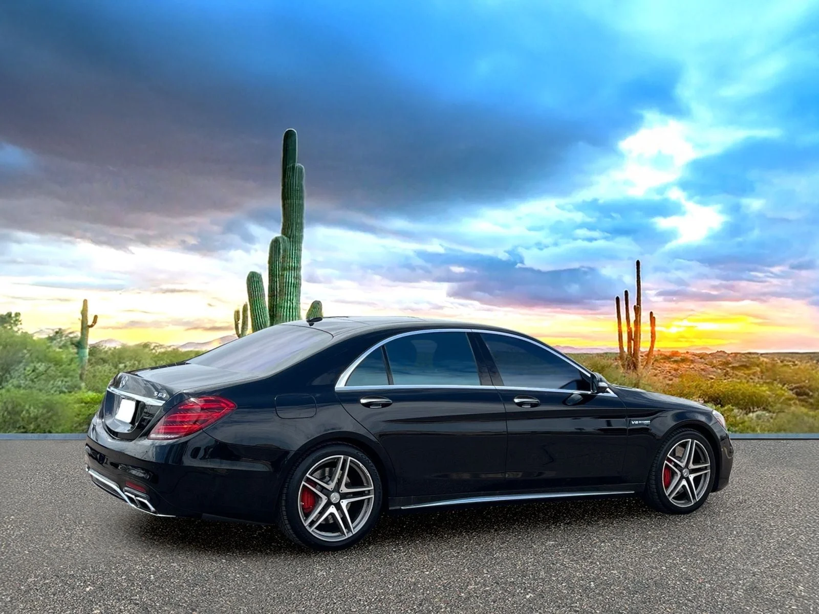 Used 2019 Obsidian Black Metallic Mercedes-Benz S 63 AMG® image 4