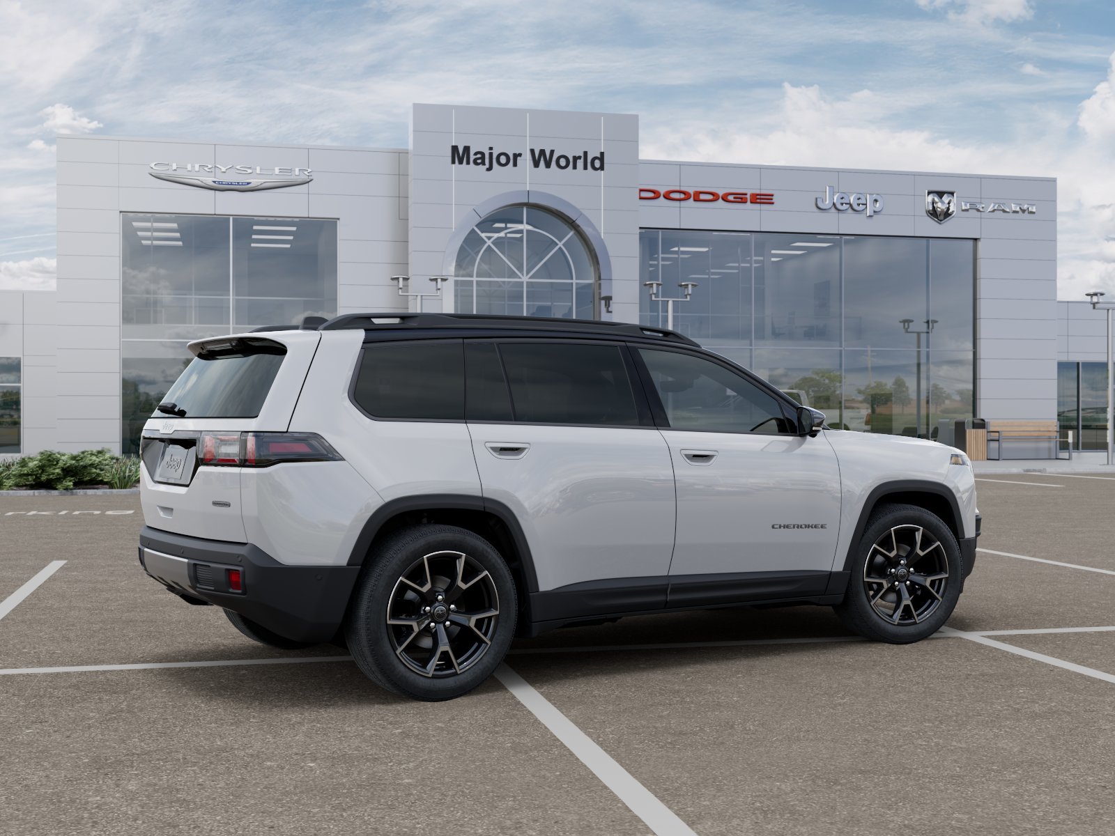 New 2026 Bright White Clear-Coat Exterior Paint Jeep  image 4