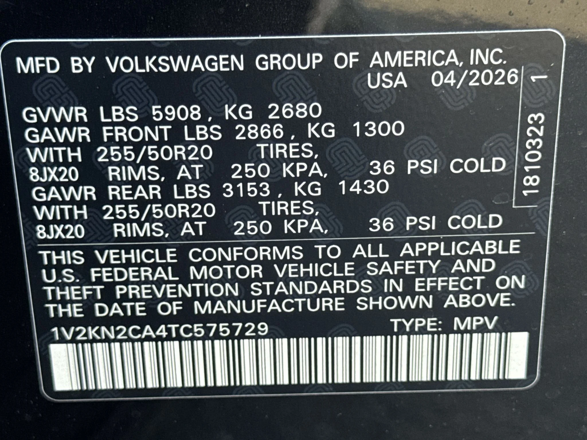 New 2026 Deep Black Pearl Volkswagen 2.0T SE w/Technology image 35