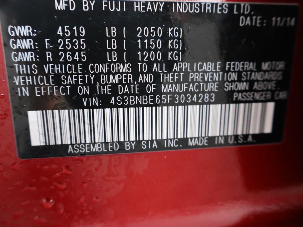Used 2015 Red Subaru 2.5i image 32