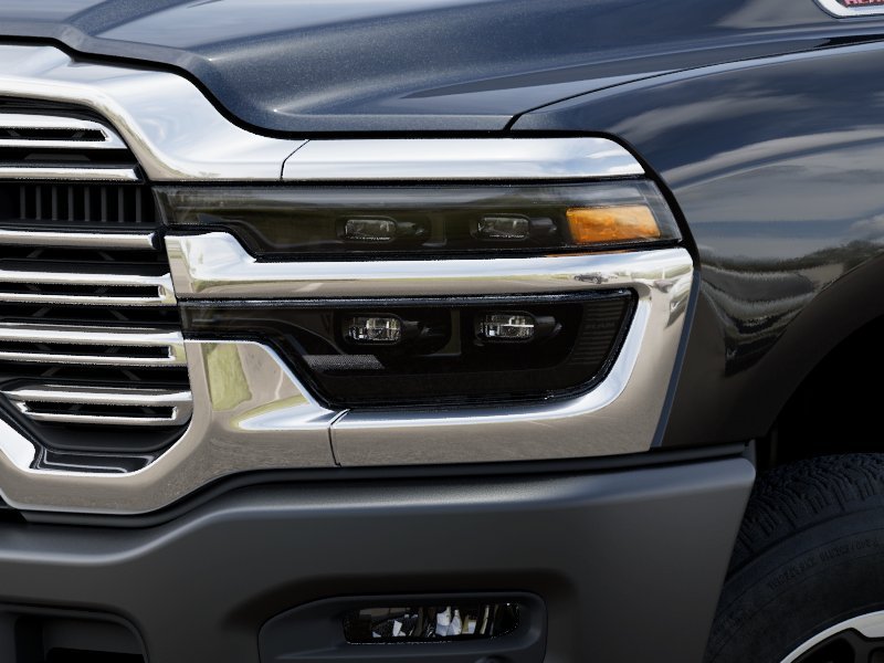 New 2025 Diamond Black Crystal Pearl-Coat Exterior Paint RAM Laramie image 7