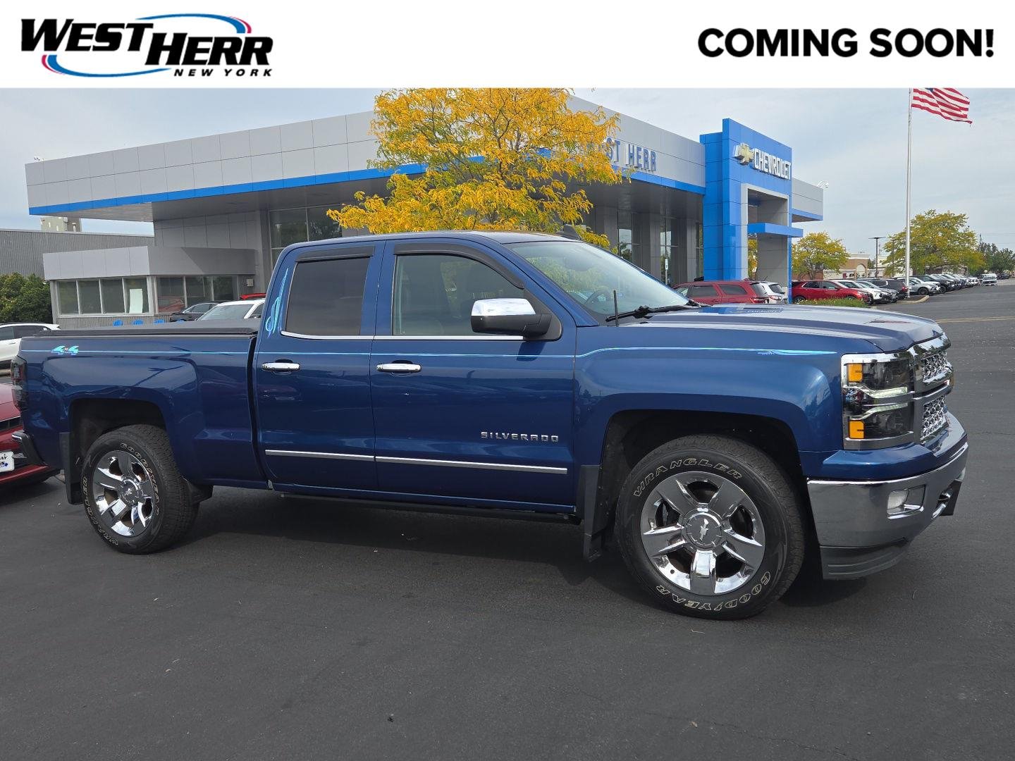 Used 2015 Deep Ocean Blue Metallic Chevrolet LTZ image 1