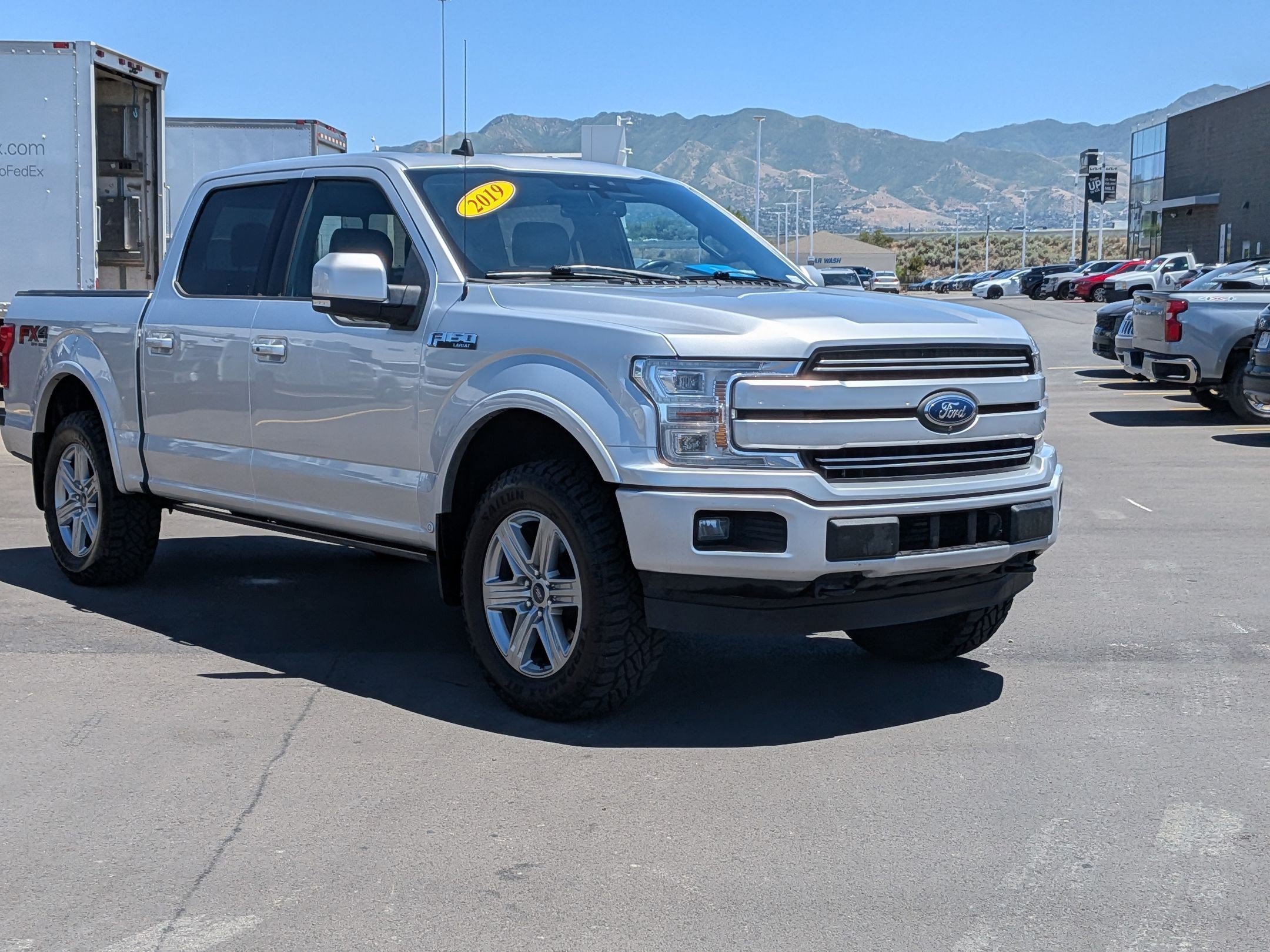 Used 2019 Ingot Silver Metallic Ford LARIAT image 7