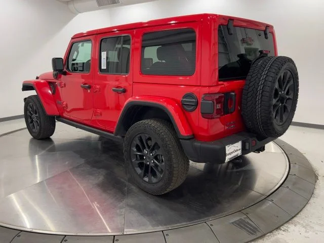 Used 2025 Red Jeep Sahara 4xe image 3