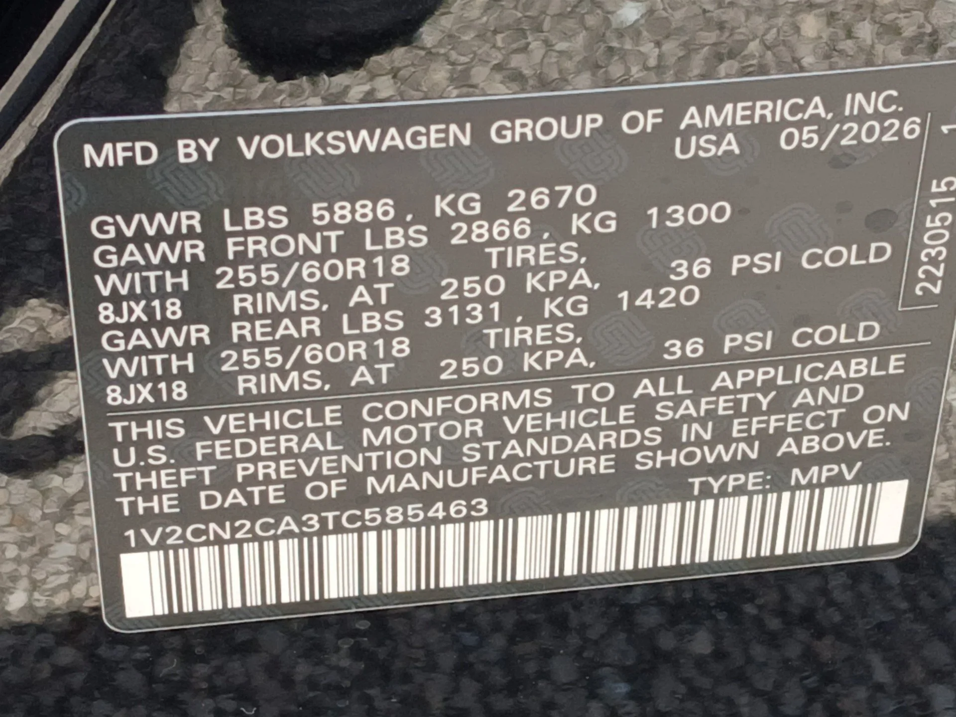 New 2026 Deep Black Pearl Volkswagen 2.0T Peak Edition image 18