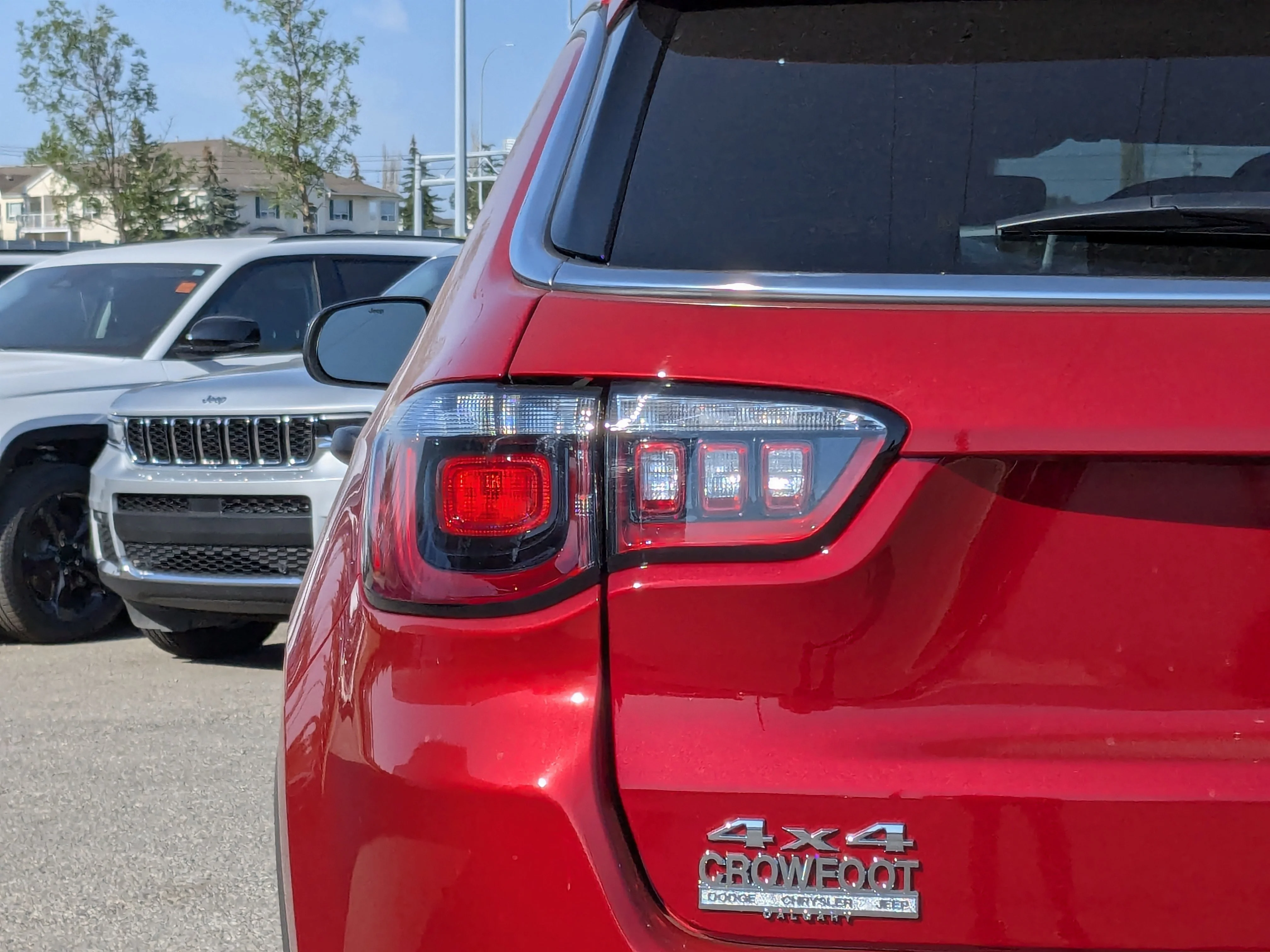 New 2025 Red Jeep Sport - - Forward Collision Warning - LED Head Lamps - Heated Seats and More! image 11