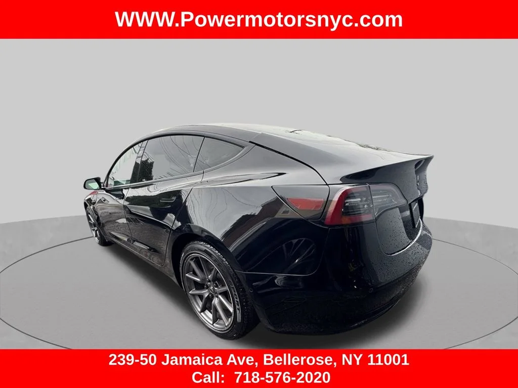 Used 2021 Black Tesla Standard Range Plus image 3