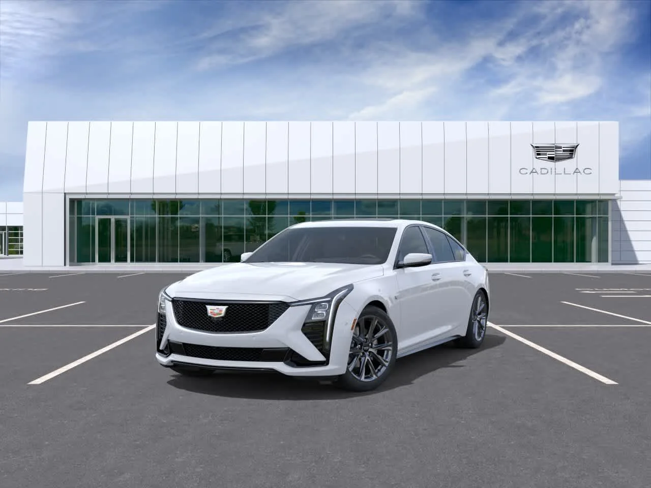 New 2026 Vibrant White Tricoat Cadillac Sport image 8