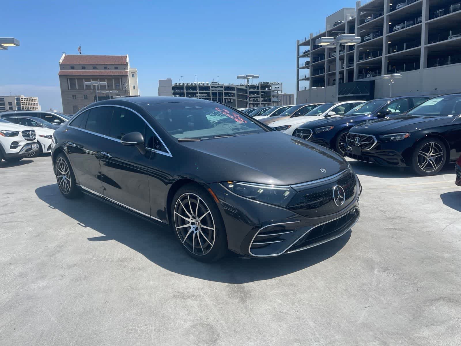 Certified Used 2023 Graphite Grey Metallic Mercedes-Benz EQS 580 image 2