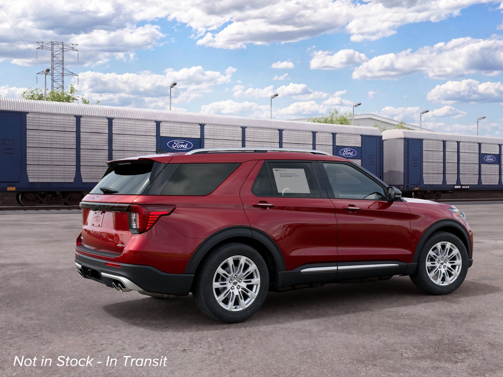 New 2027 Ruby Red Metallic Tinted Clearcoat Ford Platinum™ image 6