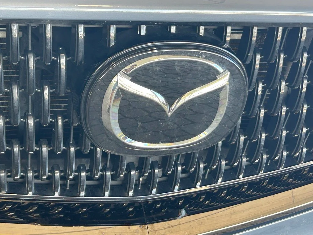 Used 2021 Polymetal Gray Metallic Mazda Carbon Edition image 19