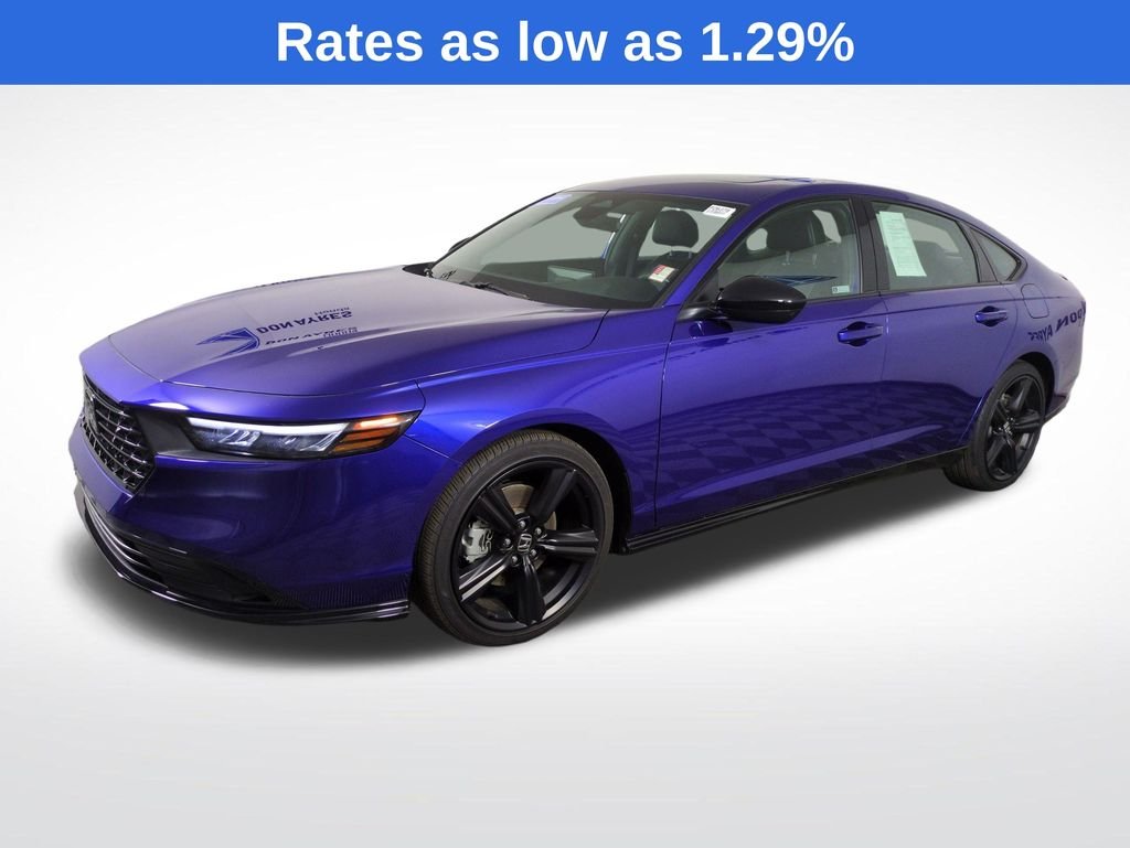 Certified Used 2023 Still Night Pearl Honda Sport-L image 1