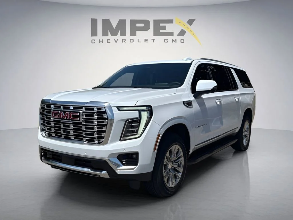 Glacier White Tricoat 2026 GMC Yukon XL Denali 4WD SUV / Crossover Four-Wheel Drive