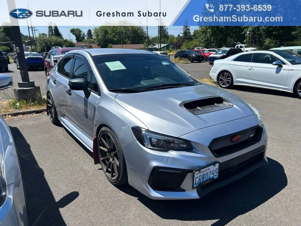 Used 2021 Ice Silver Metallic Subaru STi image 1