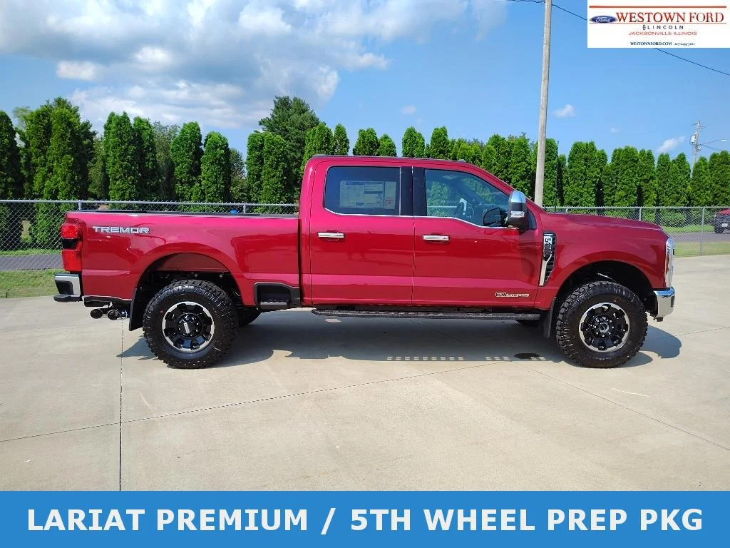New 2026 Ruby Red Metallic Tinted Clearcoat Ford F-250® Lariat® image 3