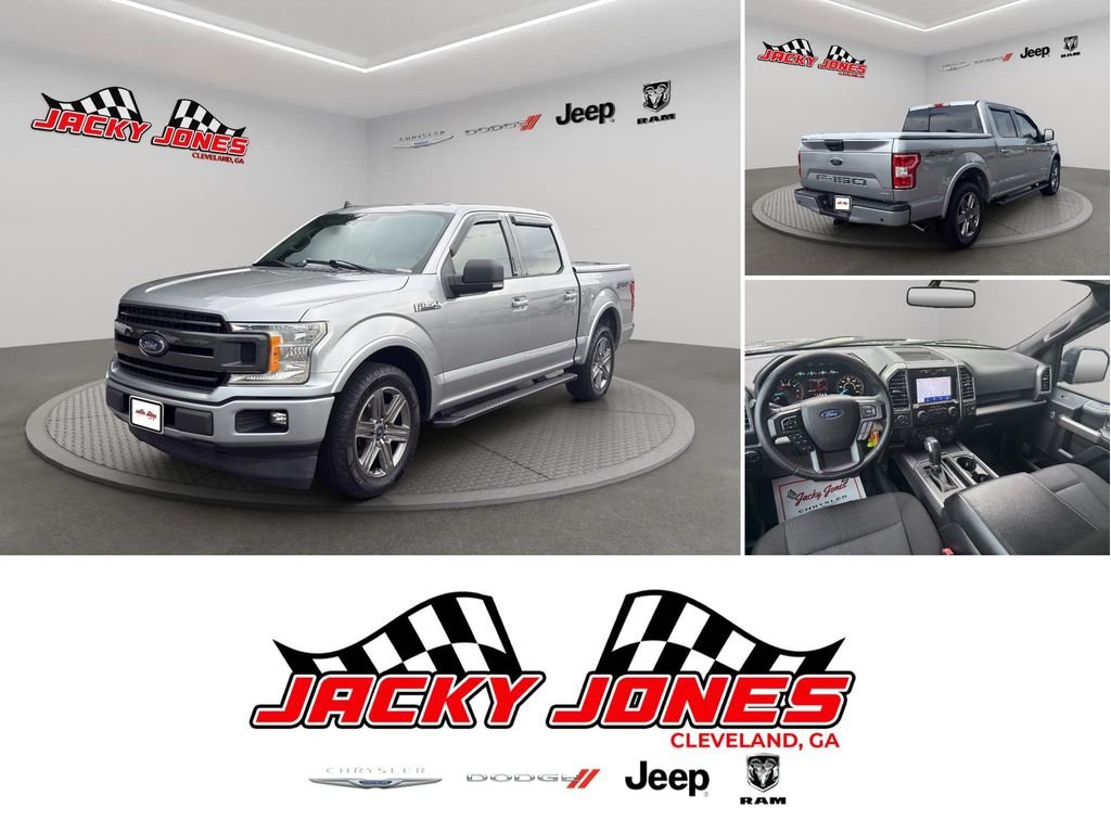 Used 2020 Iconic Silver Metallic Ford XLT image 1