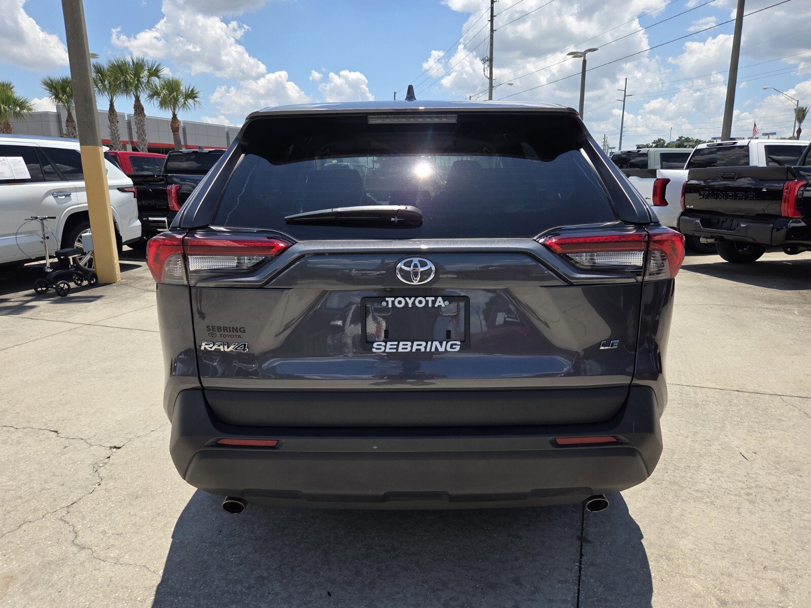 Used 2024 Magnetic Gray Metallic Toyota LE image 7