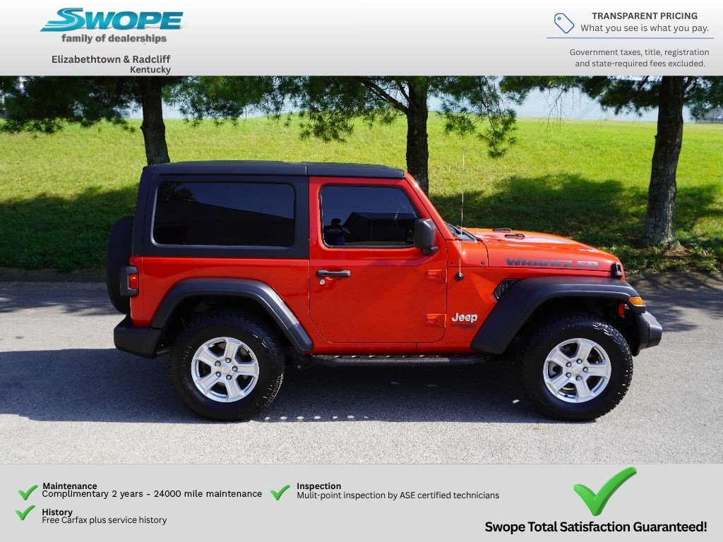 Used 2019 Firecracker Red Clearcoat Jeep Sport S image 2