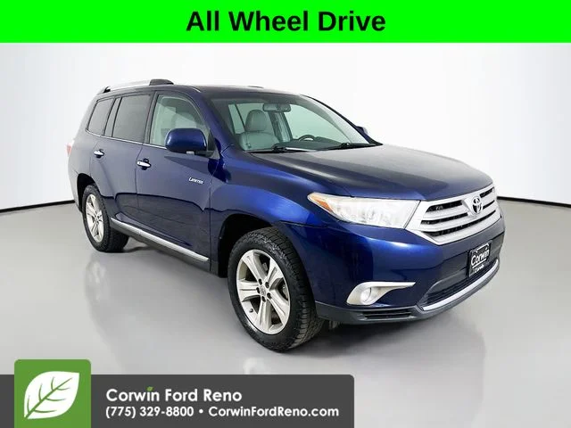 Used 2013 Nautical Blue Metallic Toyota Limited image 1