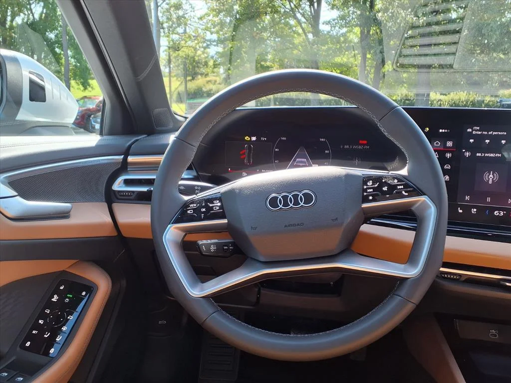 Used 2025 Glacier White Metallic Audi Premium Plus image 10