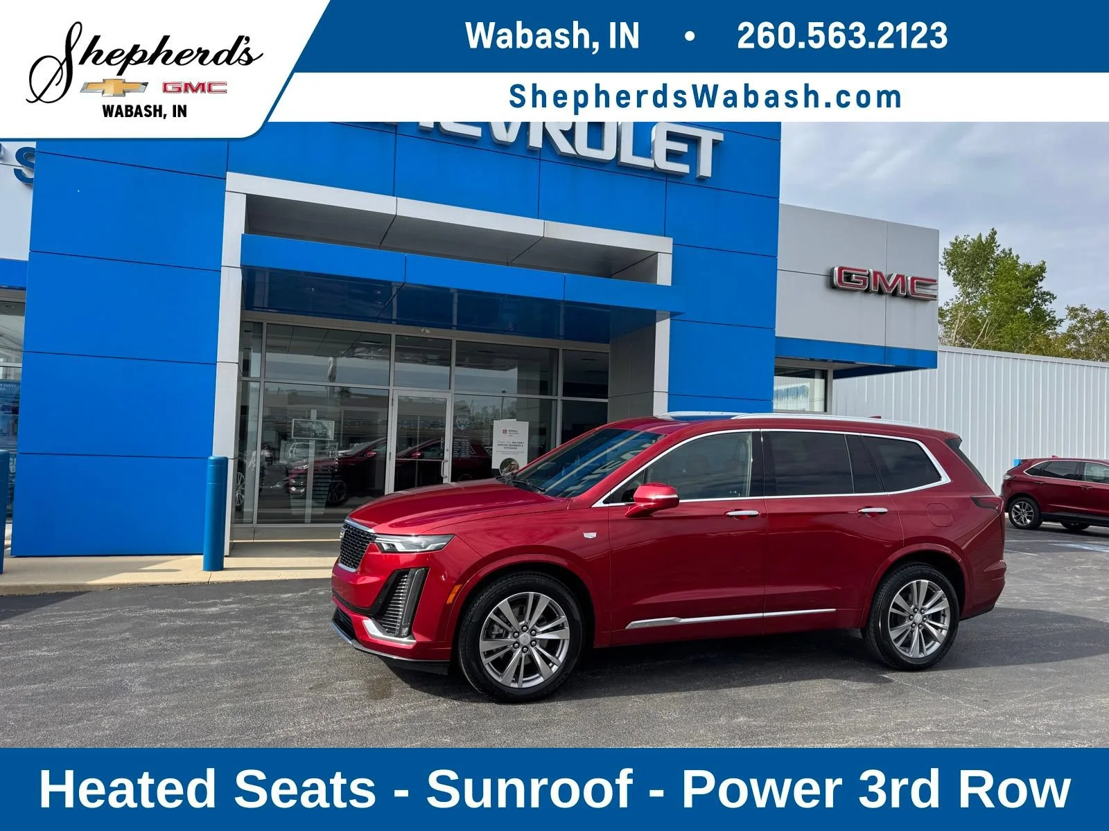 Used 2023 Radiant Red Tintcoat Cadillac Premium Luxury image 1