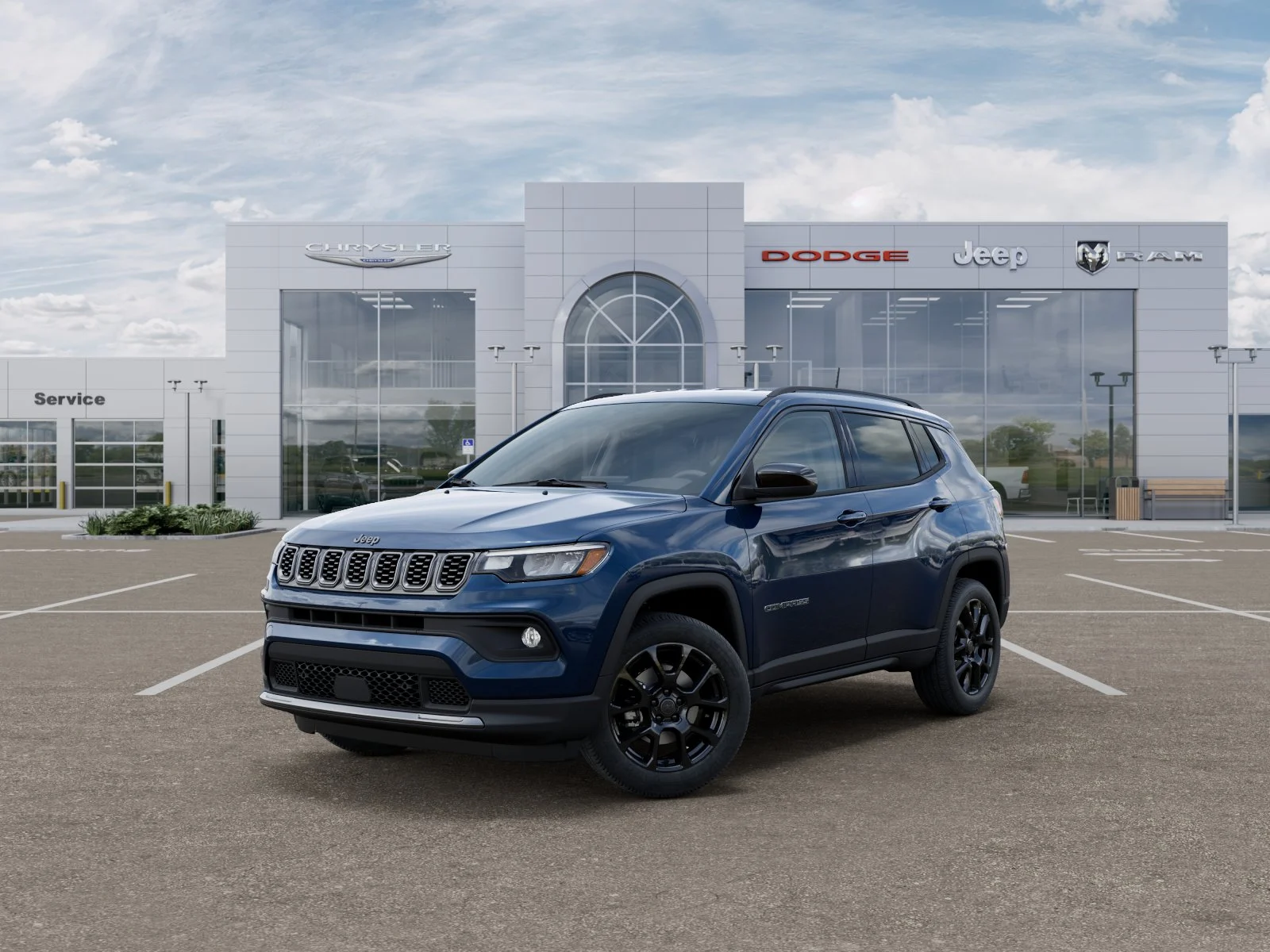 New 2026 Fathom Blue Pearl-Coat Exterior Paint Jeep Latitude Altitude image 27
