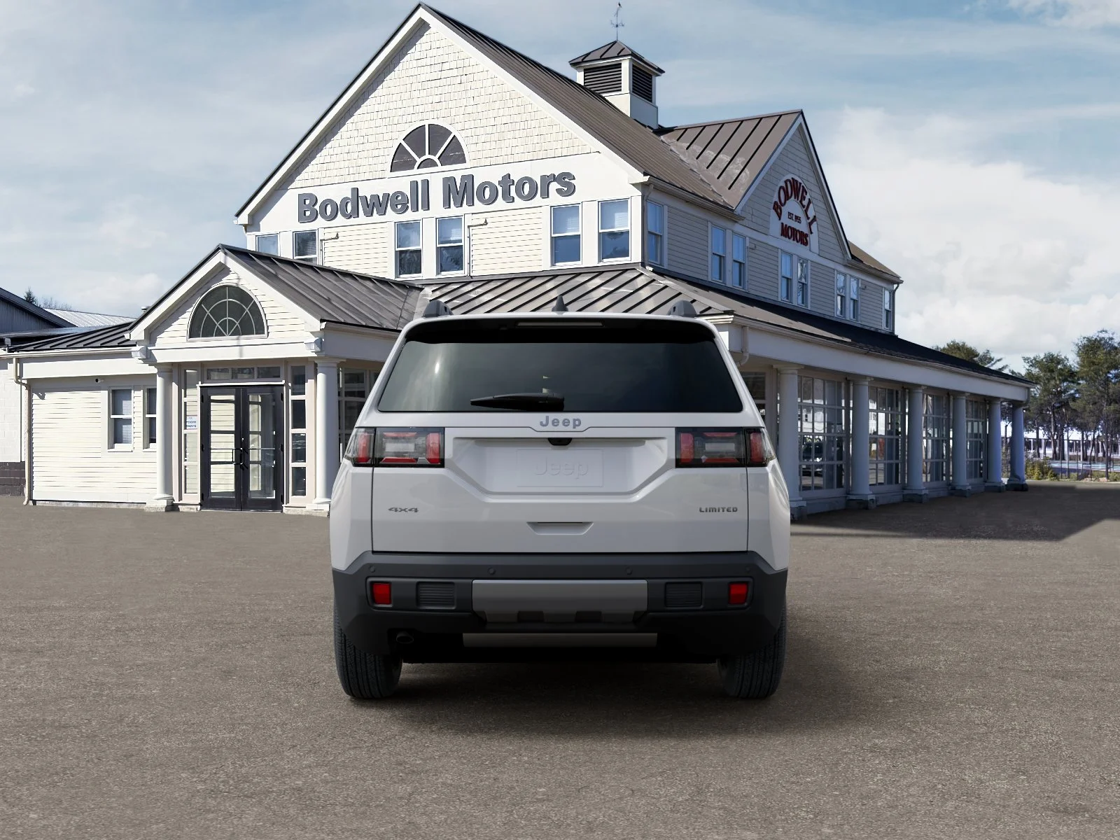 New 2026 Bright White Clear-Coat Exterior Paint Jeep Limited image 7