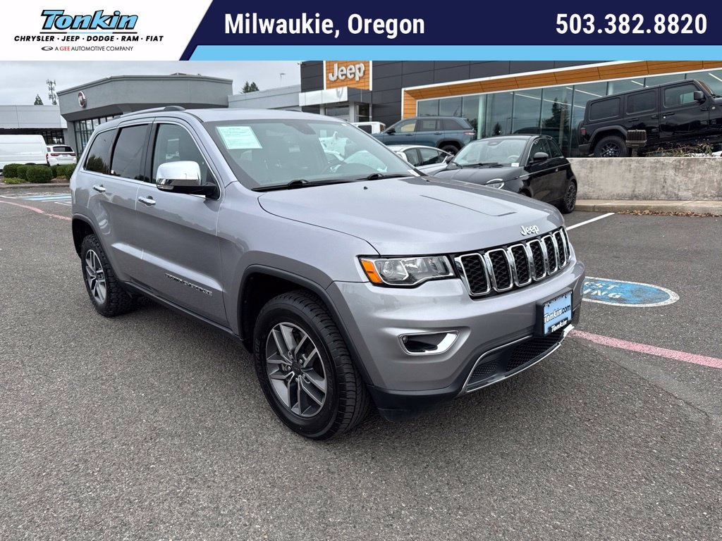Used 2021 Silver Jeep Limited image 1