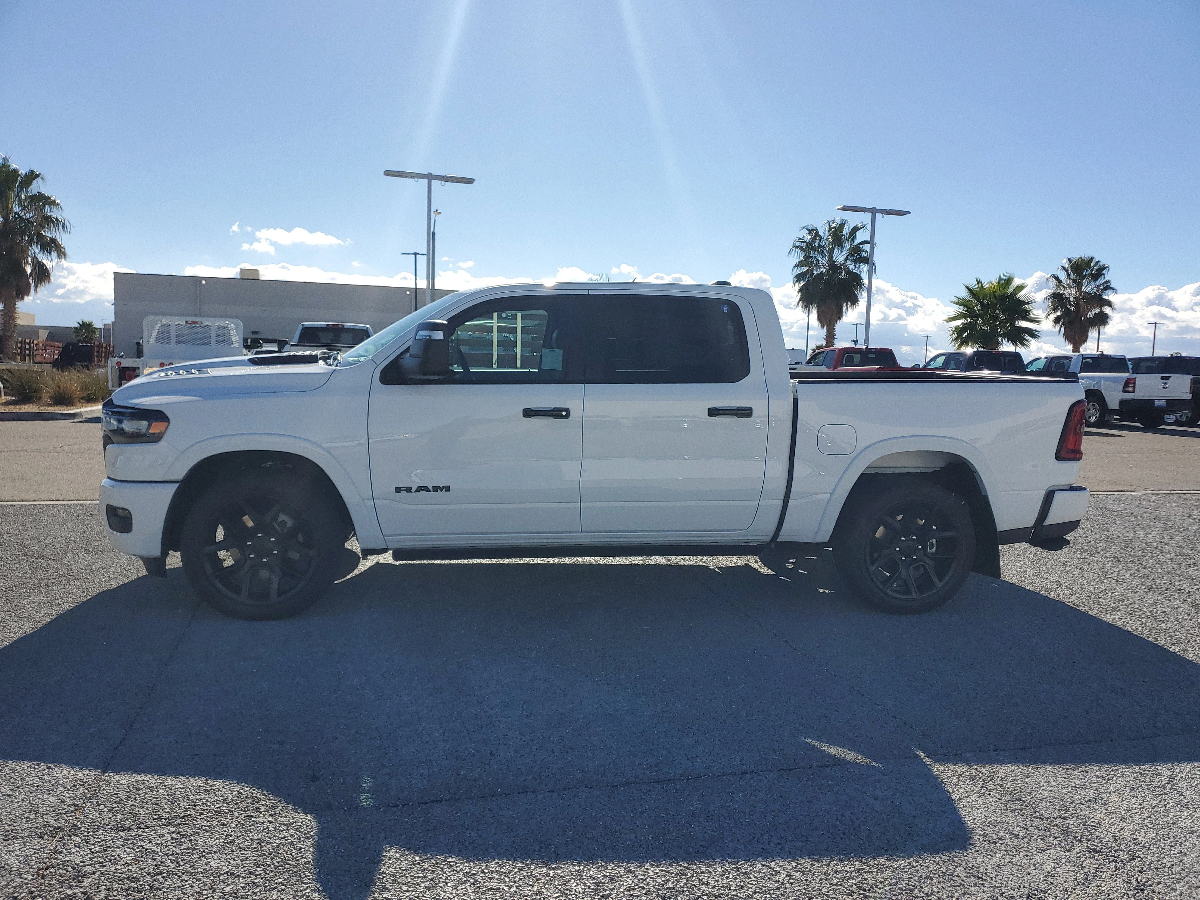 New 2026 Bright White Clear-Coat Exterior Paint RAM Laramie image 2
