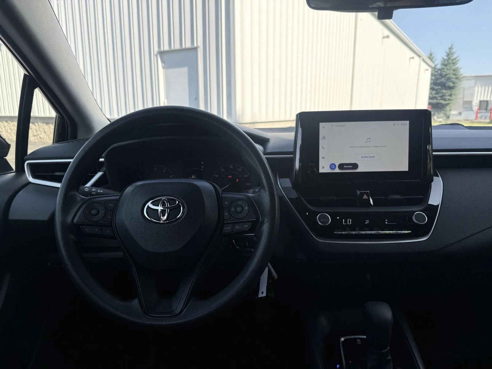 Used 2023 Midnight Black Metallic Toyota LE image 5
