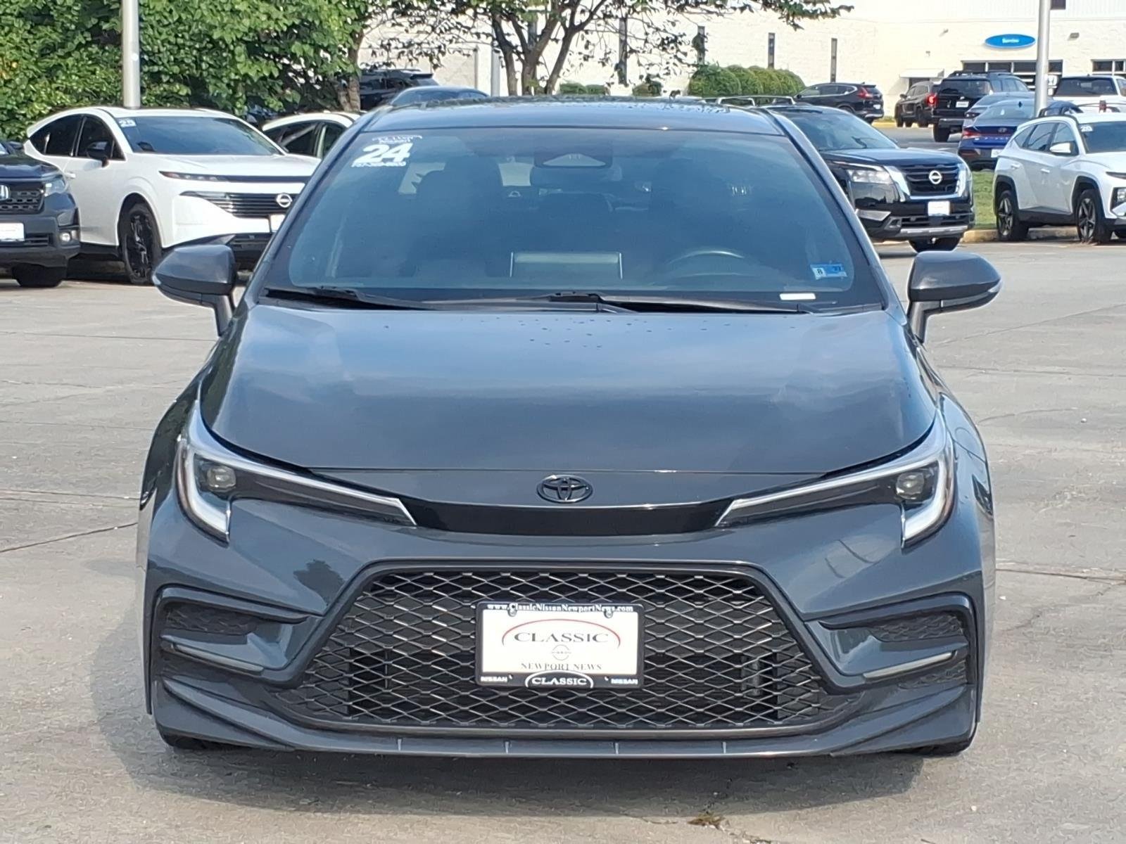 Used 2024 Underground/Midnight Black Metallic Toyota XSE image 2