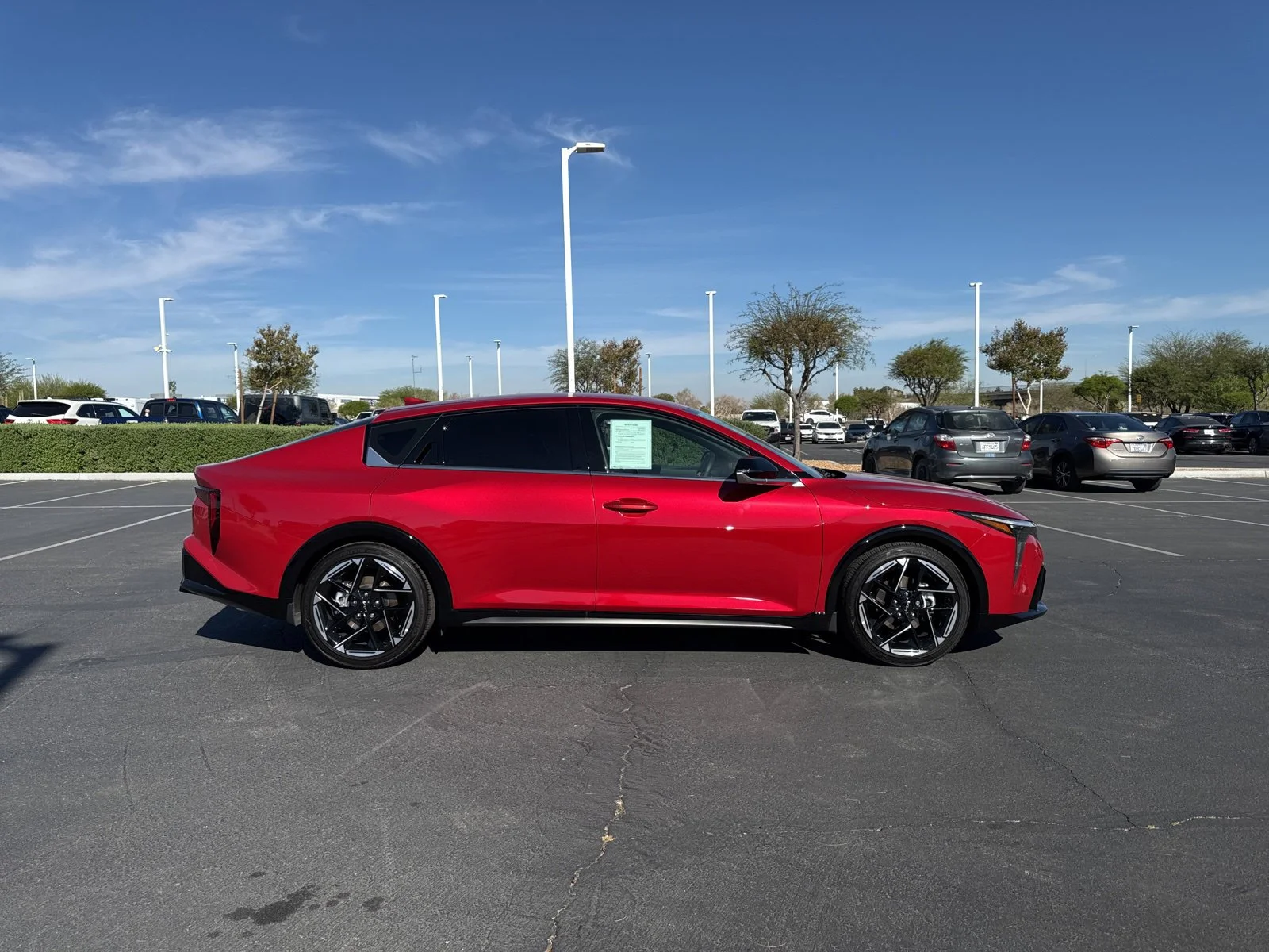 Used 2025 Currant Red Kia GT-Line image 4
