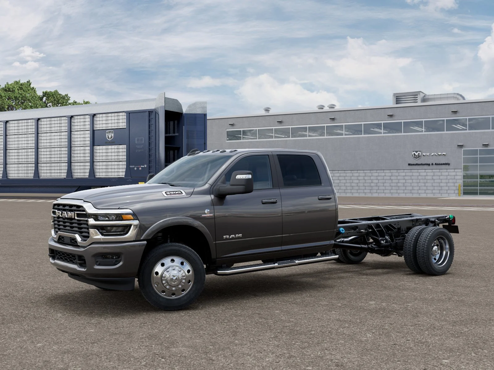 New 2026 Granite Crystal Metallic Clear-Coat Exterior Paint RAM Tradesman image 1