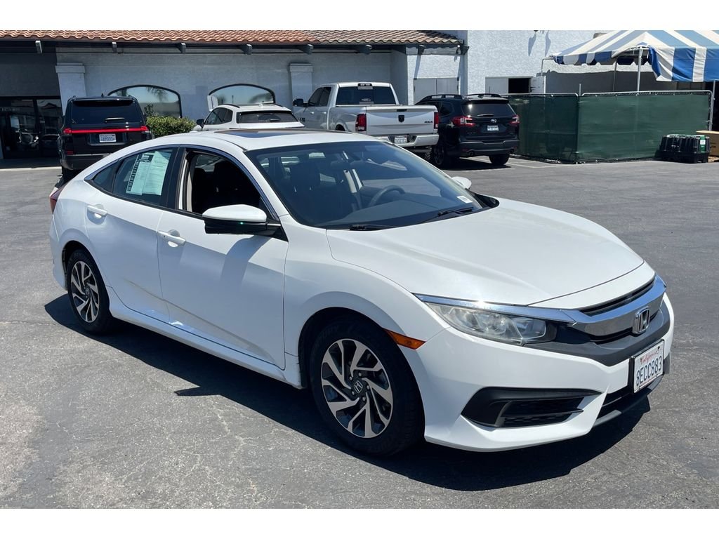 Used 2018 White Orchid Pearl Honda EX image 8