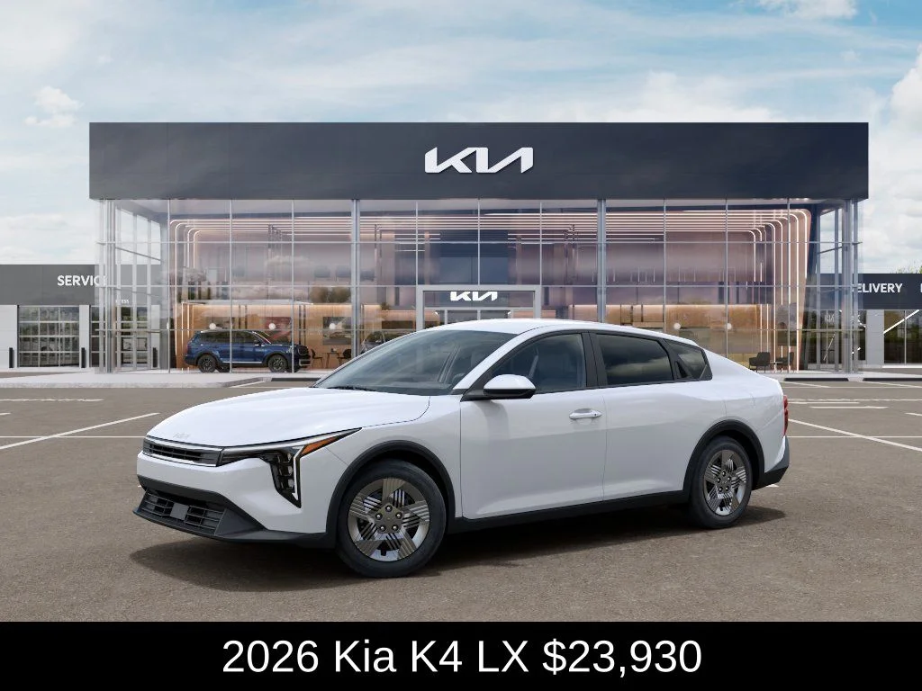 New 2026 Snow White Pearl Kia LX image 4