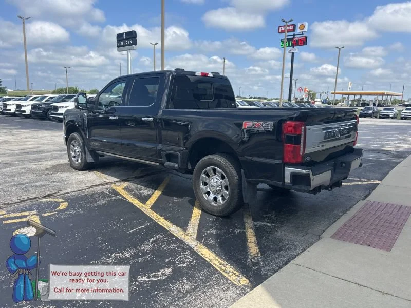 Used 2024 Agate Black Metallic Ford King Ranch image 3
