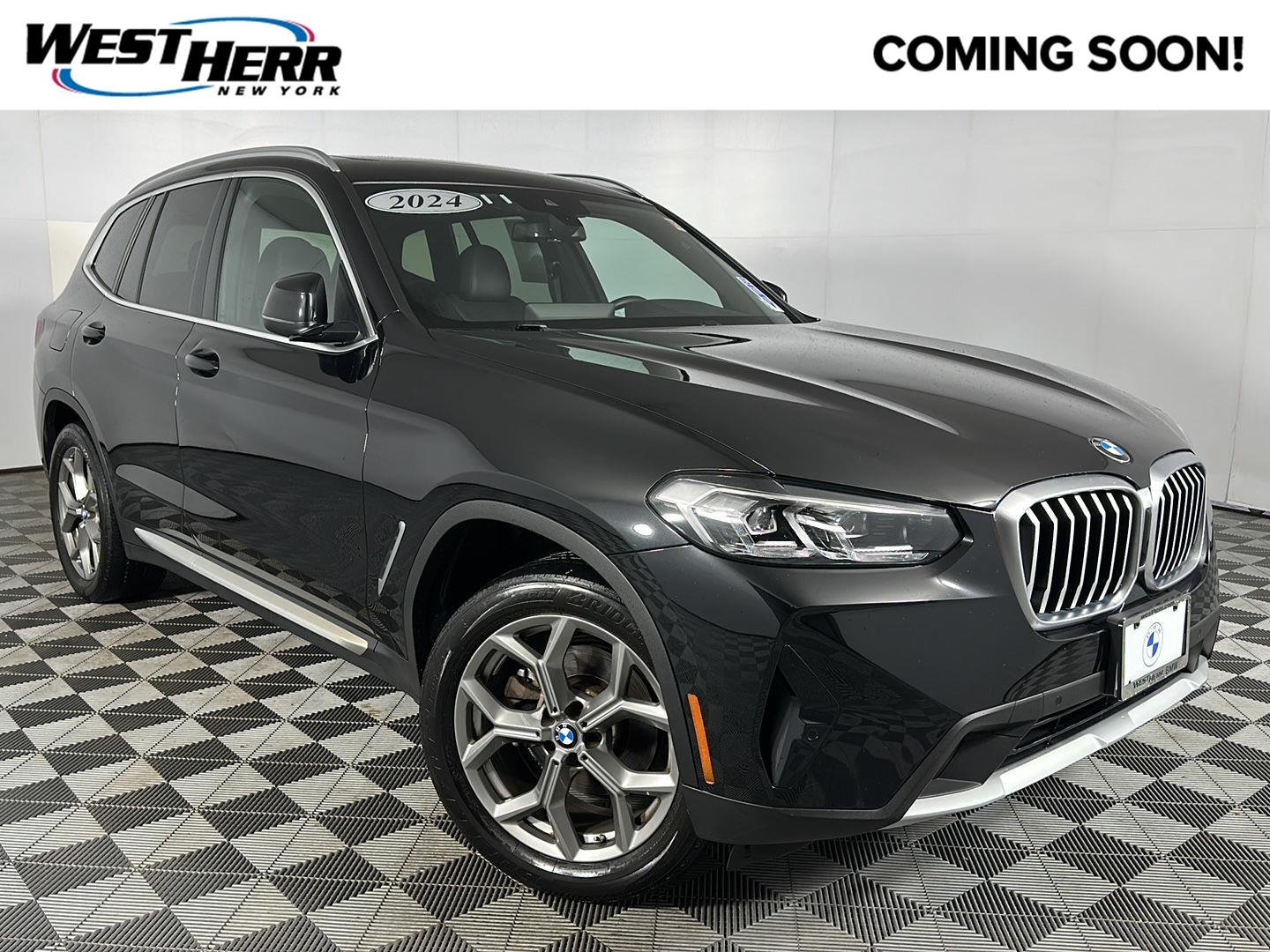 Used 2024 Black Sapphire Metallic BMW xDrive30i image 1