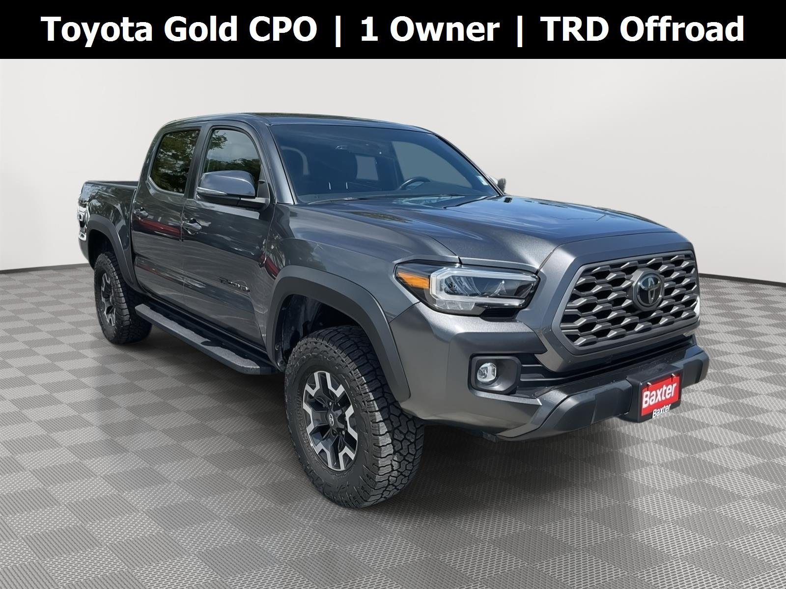 Certified Used 2023 Magnetic Gray Metallic Toyota TRD Off-Road image 1