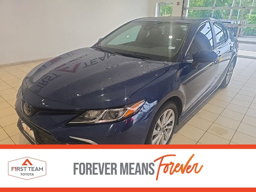 Used 2024 Blue Toyota LE image 1