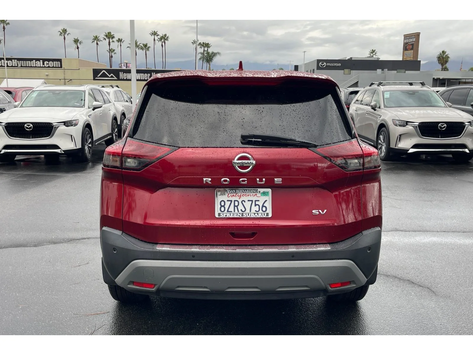 Used 2021 SCARLET EMBER TIN Nissan SV image 4