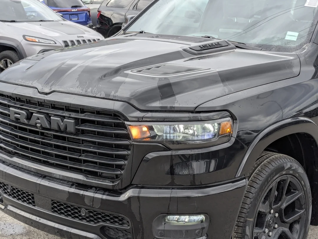 New 2026 Black RAM Laramie - - Twin Turbo - 22 Black Wheels - 14.4 Screen - Harman/Kardon - Pano Sunroof & More! image 10