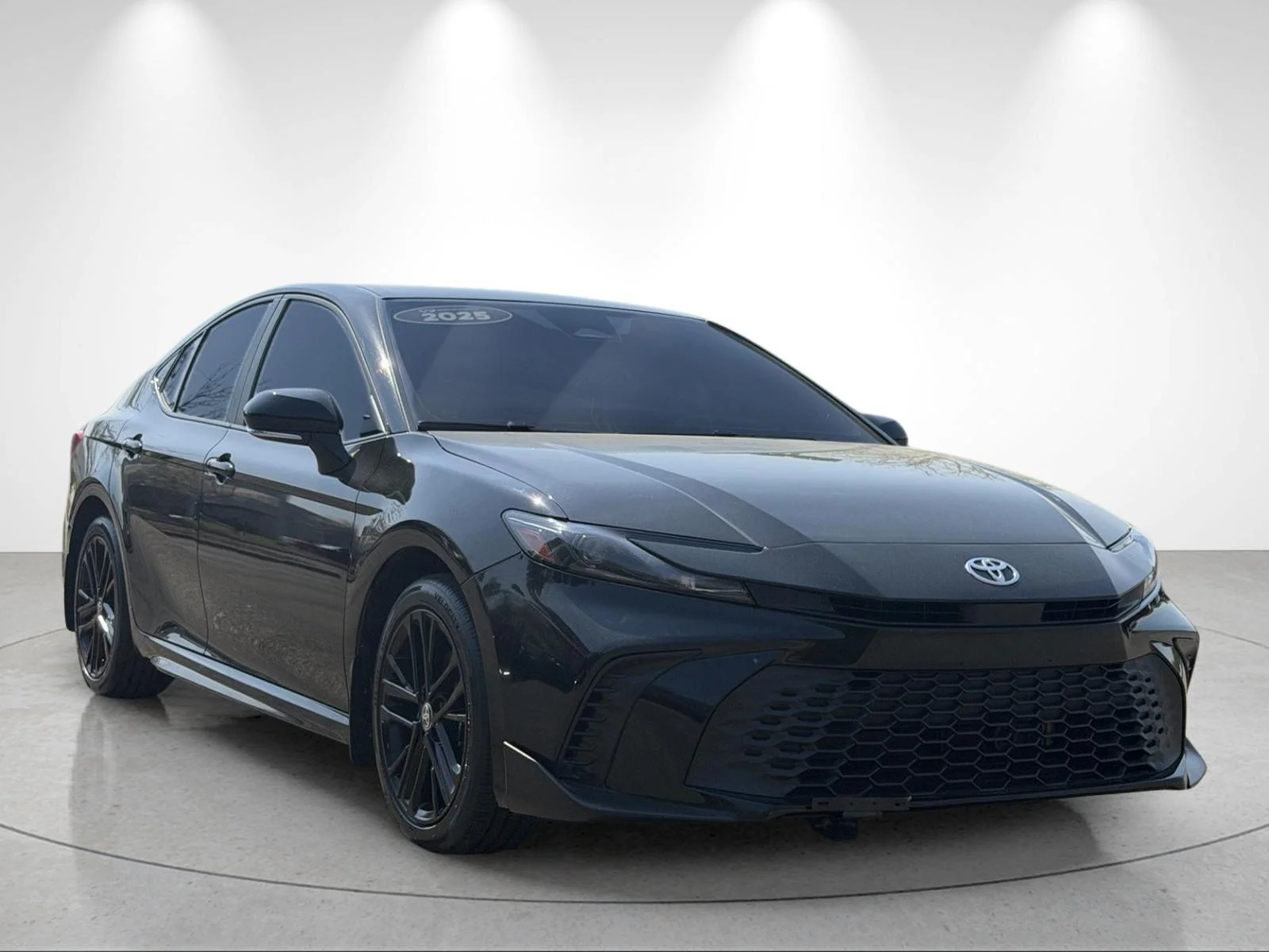 Used 2025 Midnight Black Metallic Toyota SE image 7