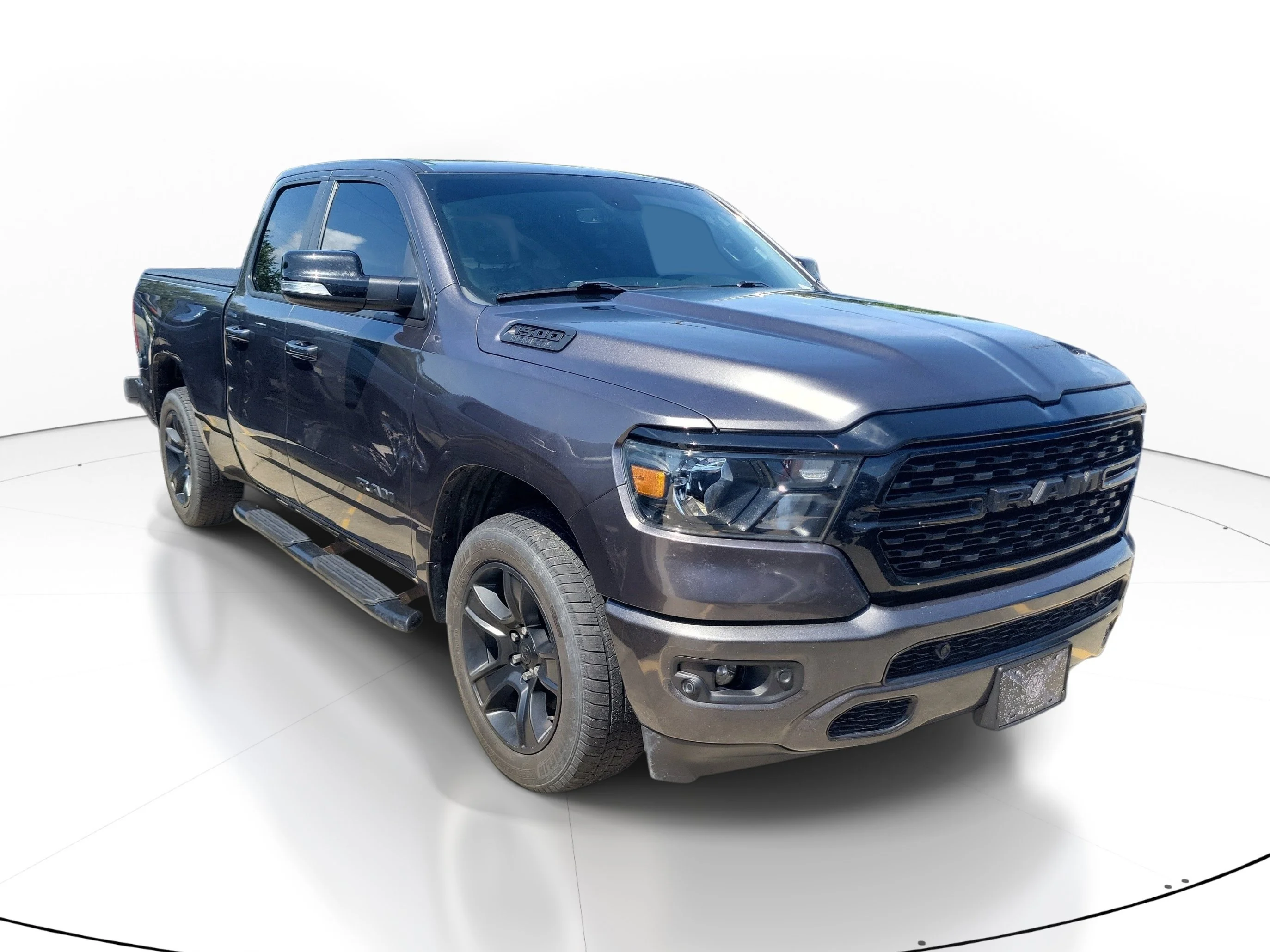 Used 2022 Granite Crystal Metallic Clearcoat Ram Big Horn image 1