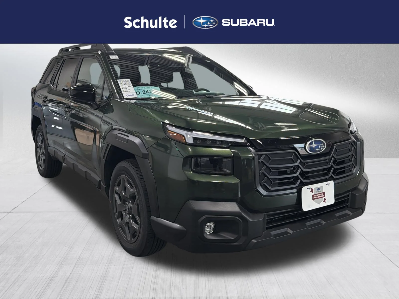Certified Used 2026 Deep Emerald Green Pearl Subaru Premium image 1